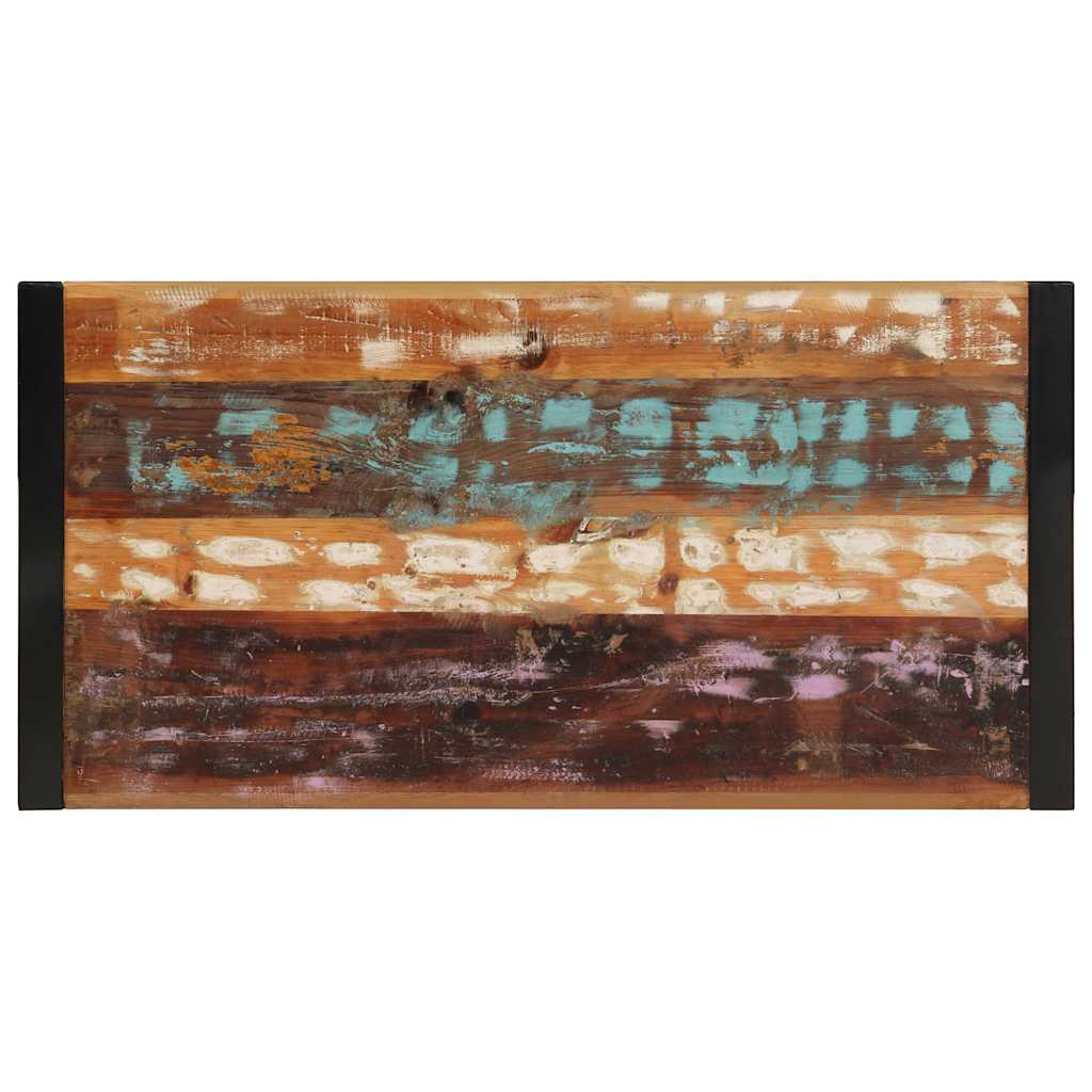 Coffee Table Multicolour Solid Reclaimed Wood 120 Cm Long Durable