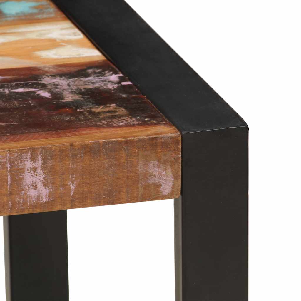 Coffee Table Multicolour Solid Reclaimed Wood 120 Cm Long Durable