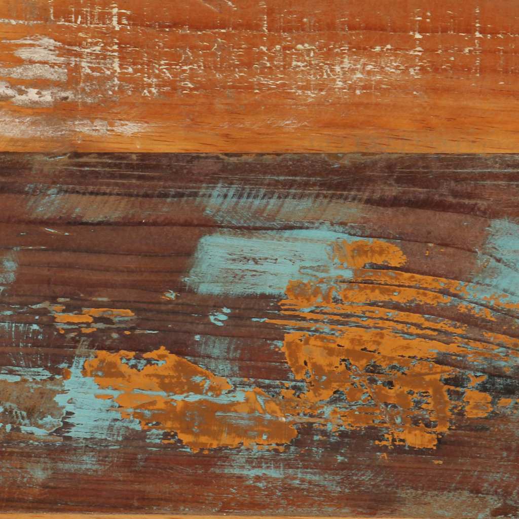 Coffee Table Multicolour Solid Reclaimed Wood 120 Cm Long Durable