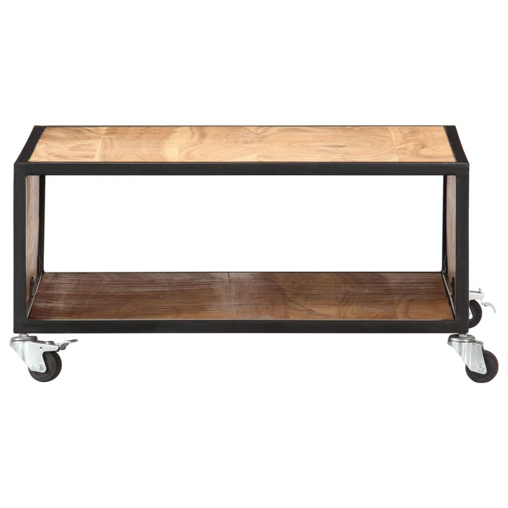 Coffee Table 70X70X32 Cm Solid Acacia Wood