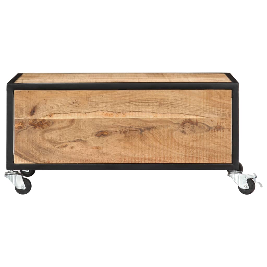 Coffee Table 70X70X32 Cm Solid Acacia Wood