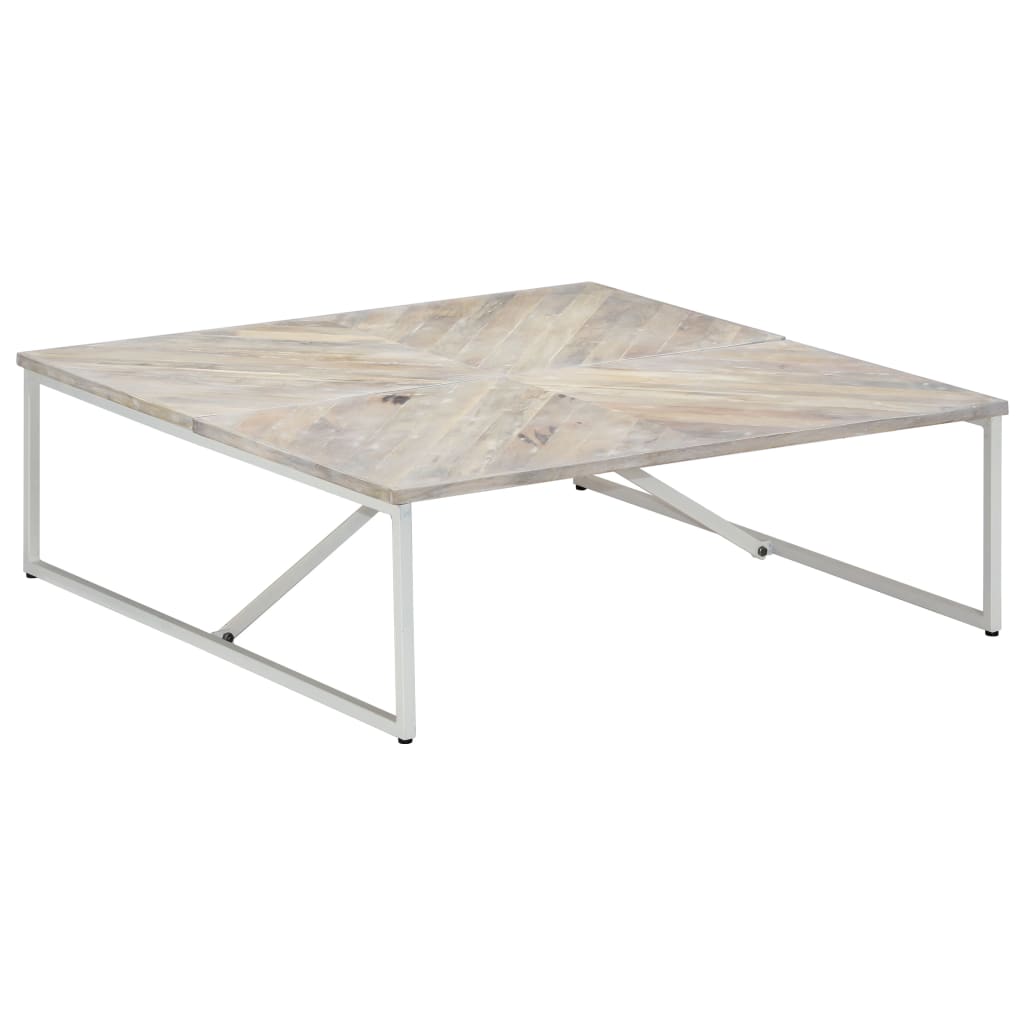 Coffee Table 110X110X36 Cm Solid Acacia Wood
