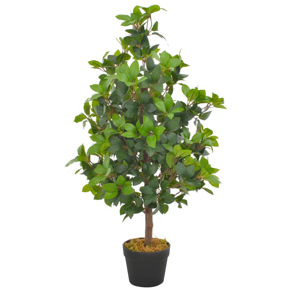 Artificial Plant Laurel Tree With Pot Green