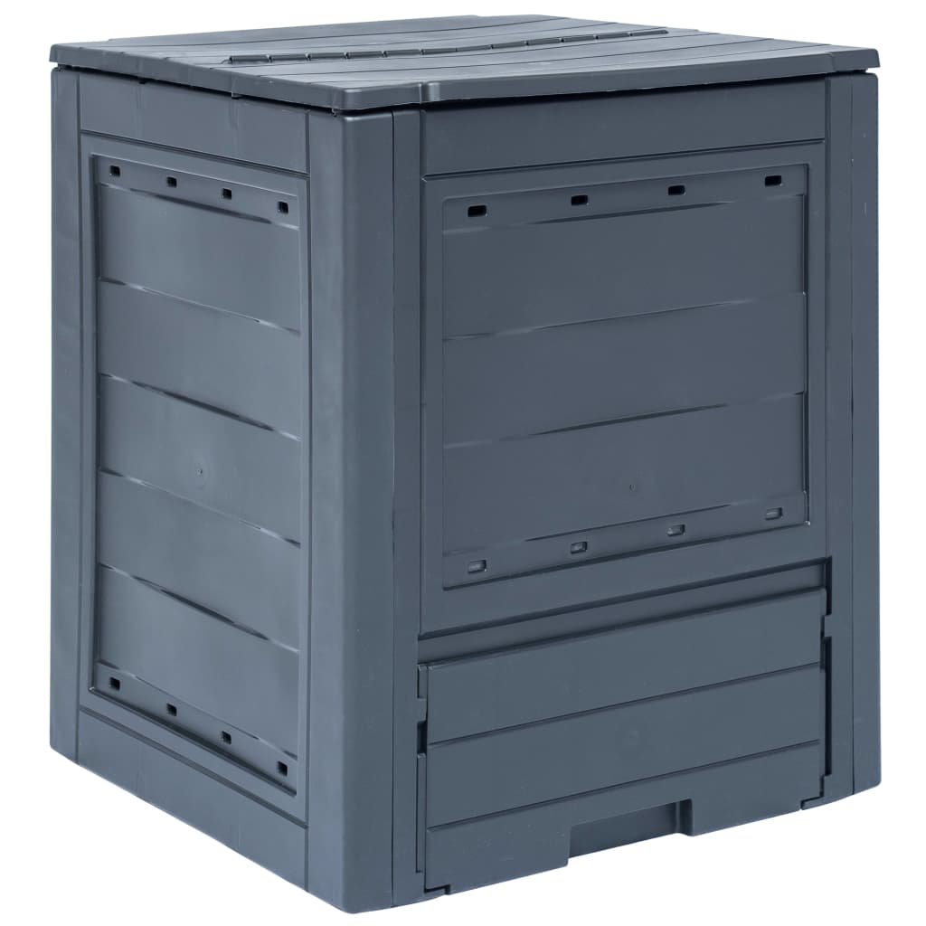 Garden Composters 3 Pcs Grey 60X60X73Cm