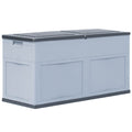 Garden Storage Box 320 L Black