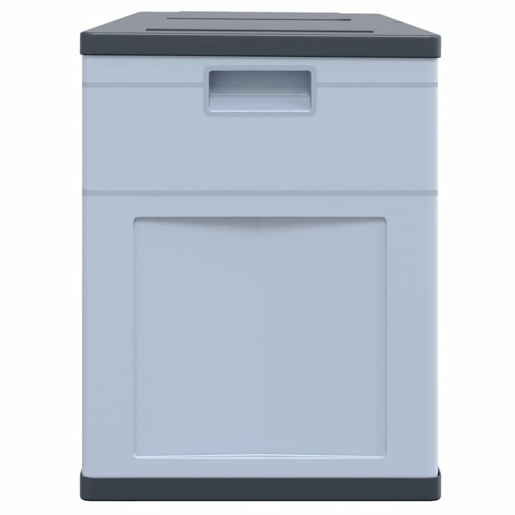 Garden Storage Box 320 L Black