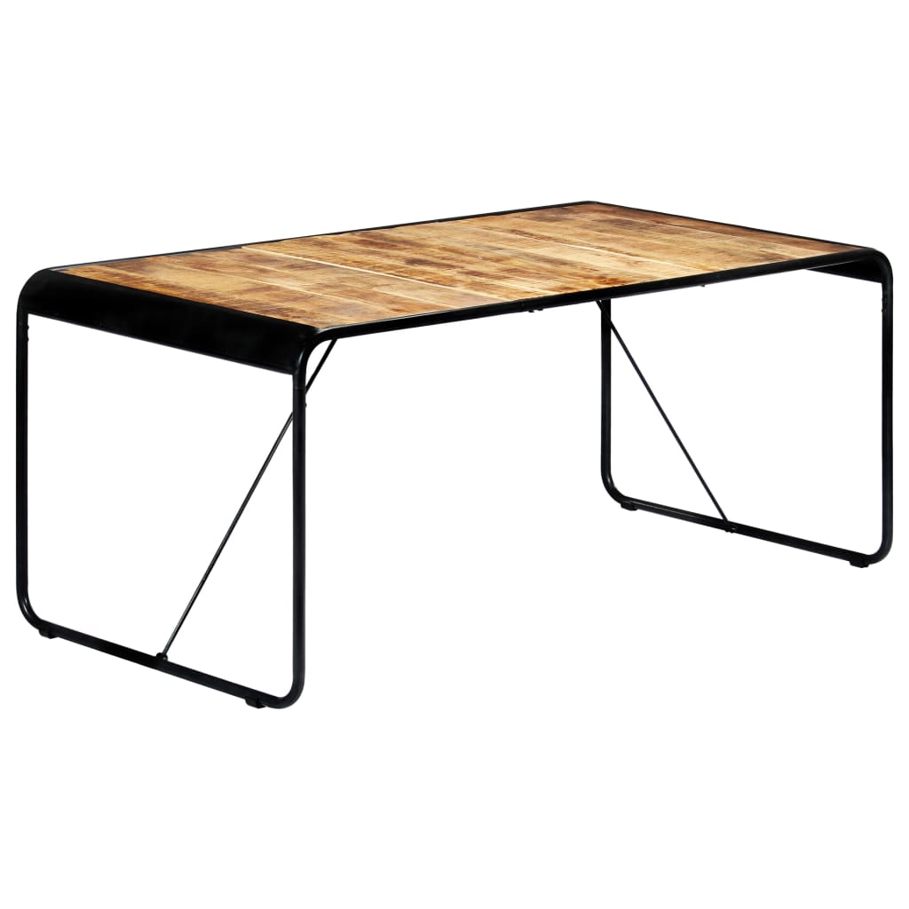 Dining Table Solid Rough Mango Wood