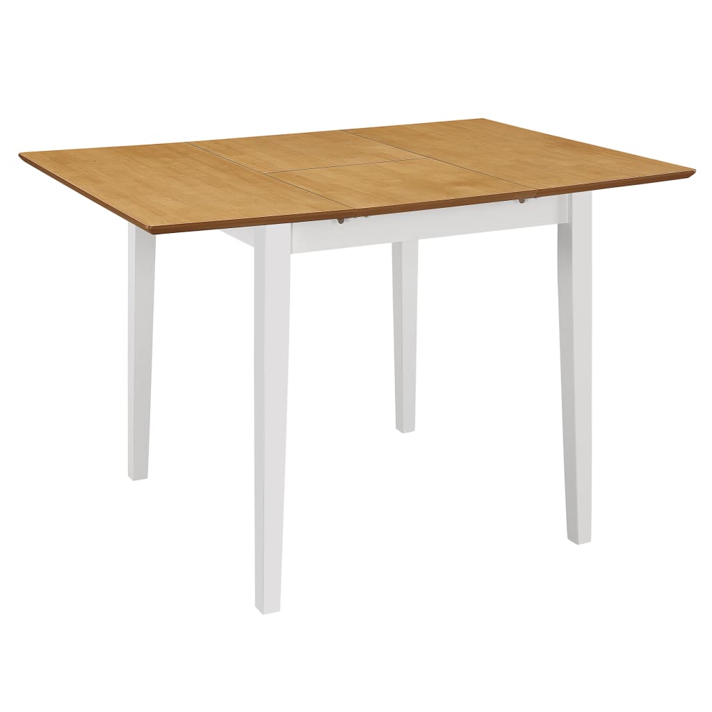 Extendable Dining Table (80-120)X80X74 Cm Mdf