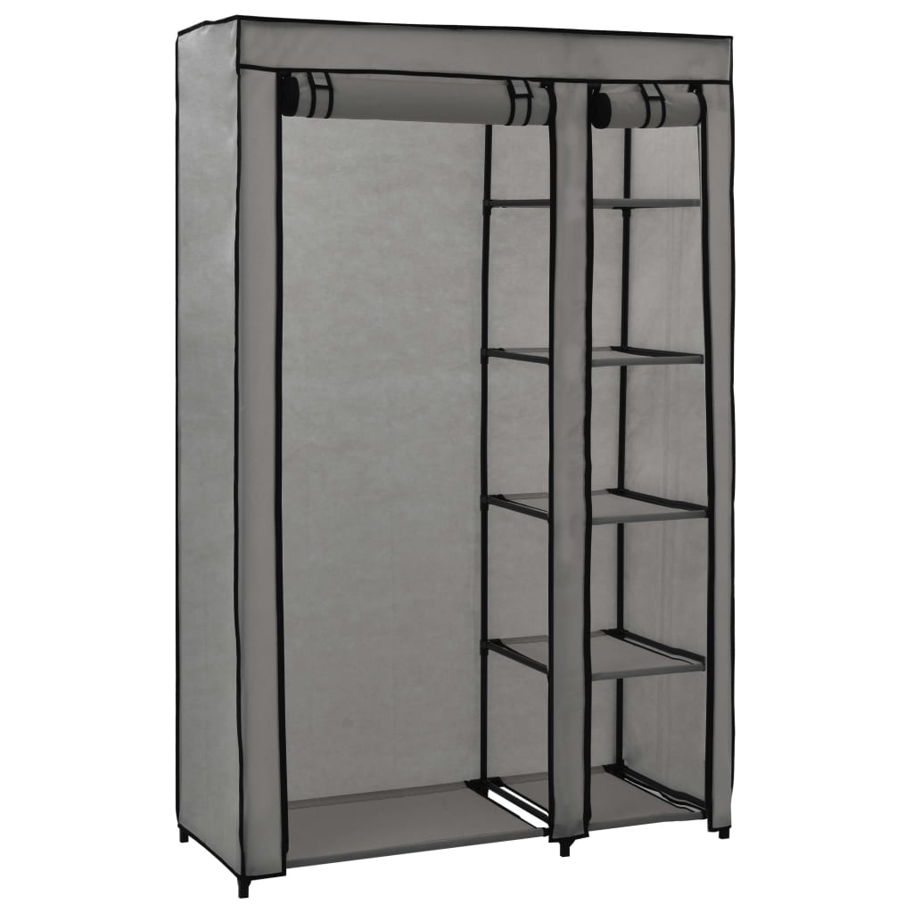 Folding Wardrobes 2 Pcs 110X45X175 Cm Fabric