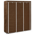 Wardrobe With Compartments And Rods 150X45X175 Cm Fabric