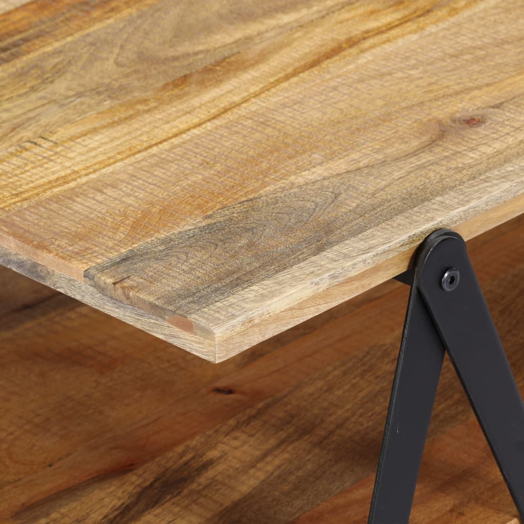Coffee Table 115X60X40 Cm Solid Mango Wood