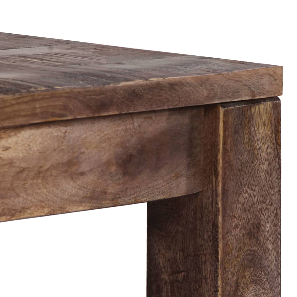 Coffee Table 50X50X35 Cm Solid Mango Wood