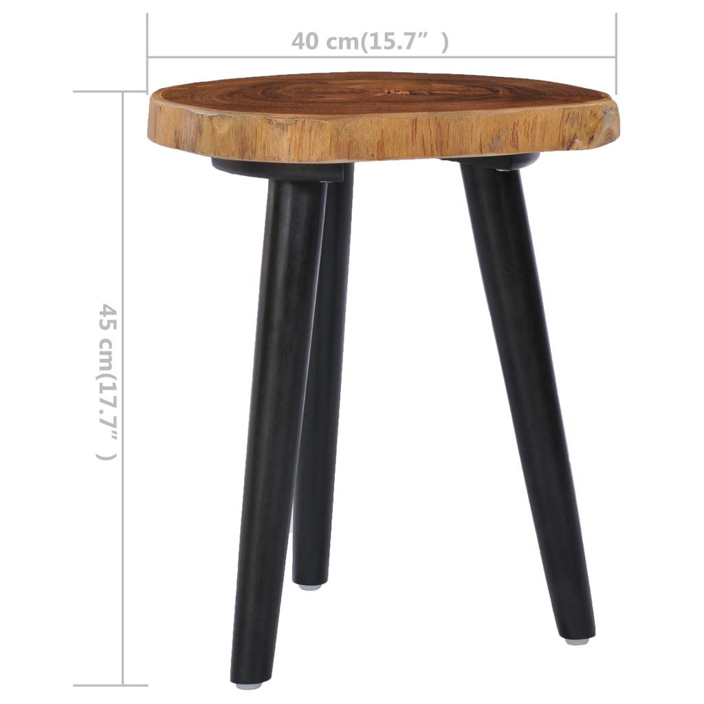Coffee Table 40X45 Cm Solid Teak