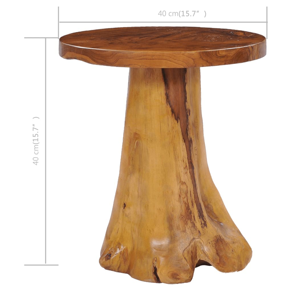 Coffee Table 40X40 Cm Solid Teak Wood