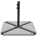 Umbrella Weight Plates 4 Pcs Grey Granite Triangular