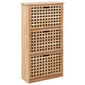 Shoe Storage Bench 94X20X Solid Walnut Wood