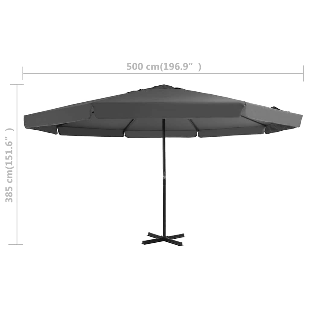 Garden Parasol With Portable Base 4 - Model 276323