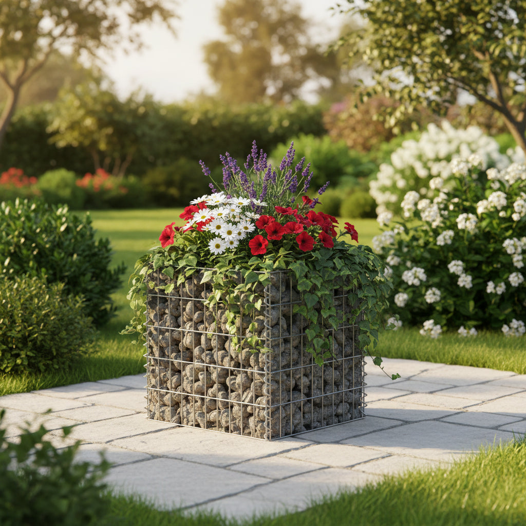 Gabion Raised Bed Galvanised Steel