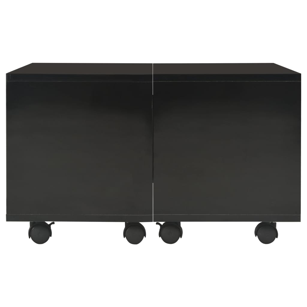 Coffee Table High Gloss Engineered Wood