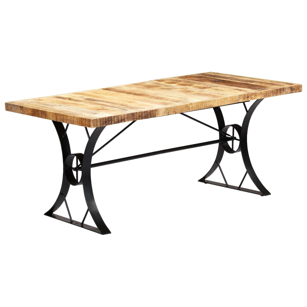 Dining Table 180X90X76 Cm Solid Mango Wood
