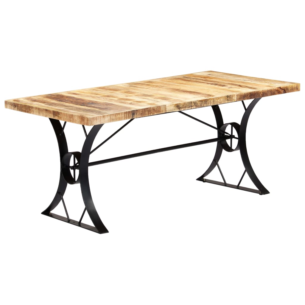 Dining Table 180X90X76 Cm Solid Mango Wood