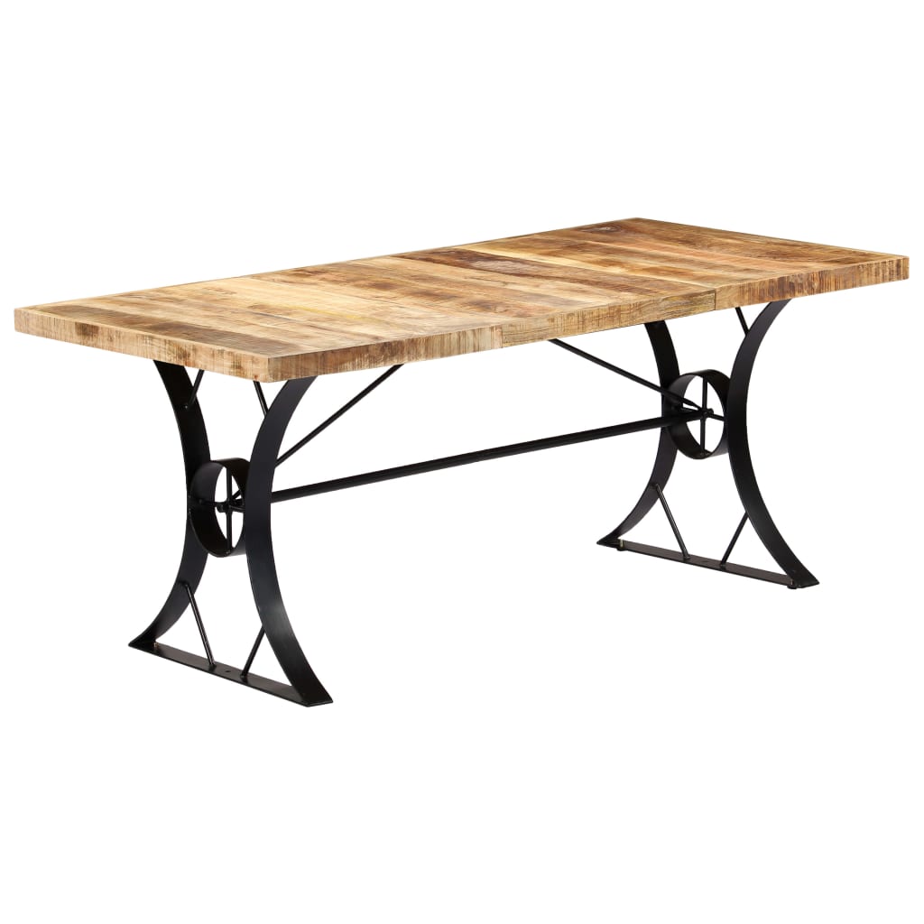 Dining Table 180X90X76 Cm Solid Mango Wood