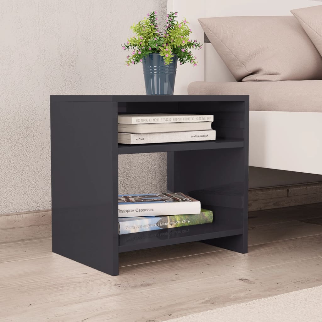 Bedside Cabinet 40X30X40 Cm Engineered Wood
