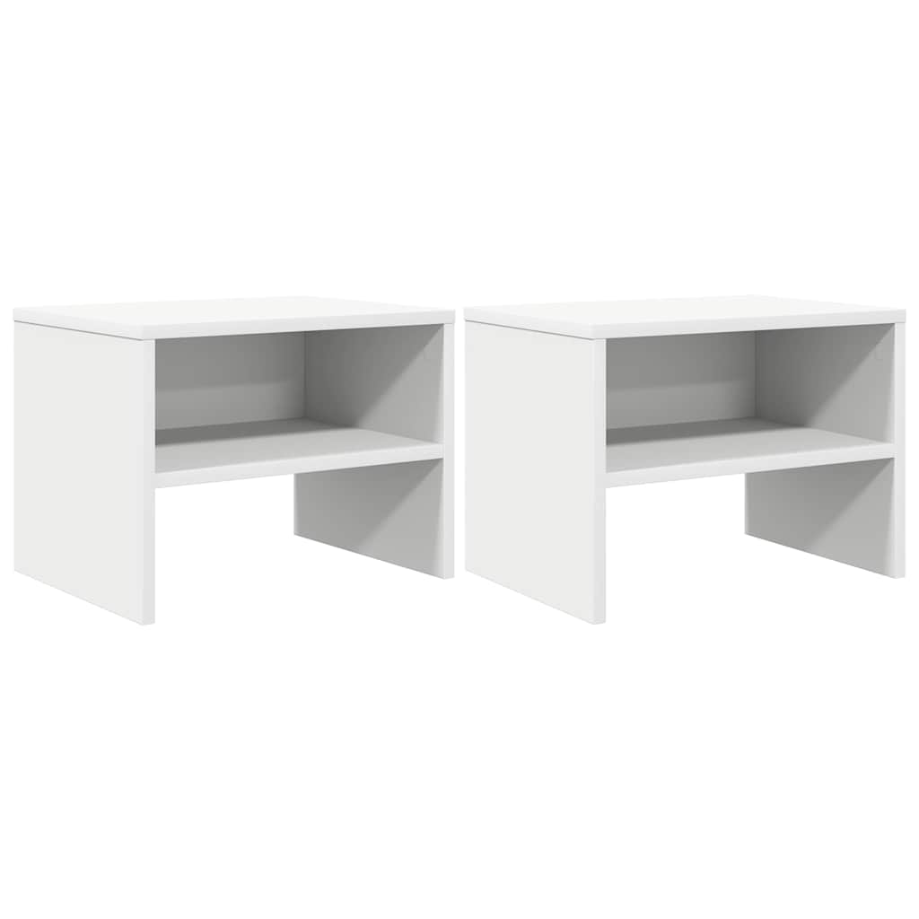 Bedside Tables Cabinet 40X30X30 Cm Engineered Wood Concrete Grey Artisan Oak 40
