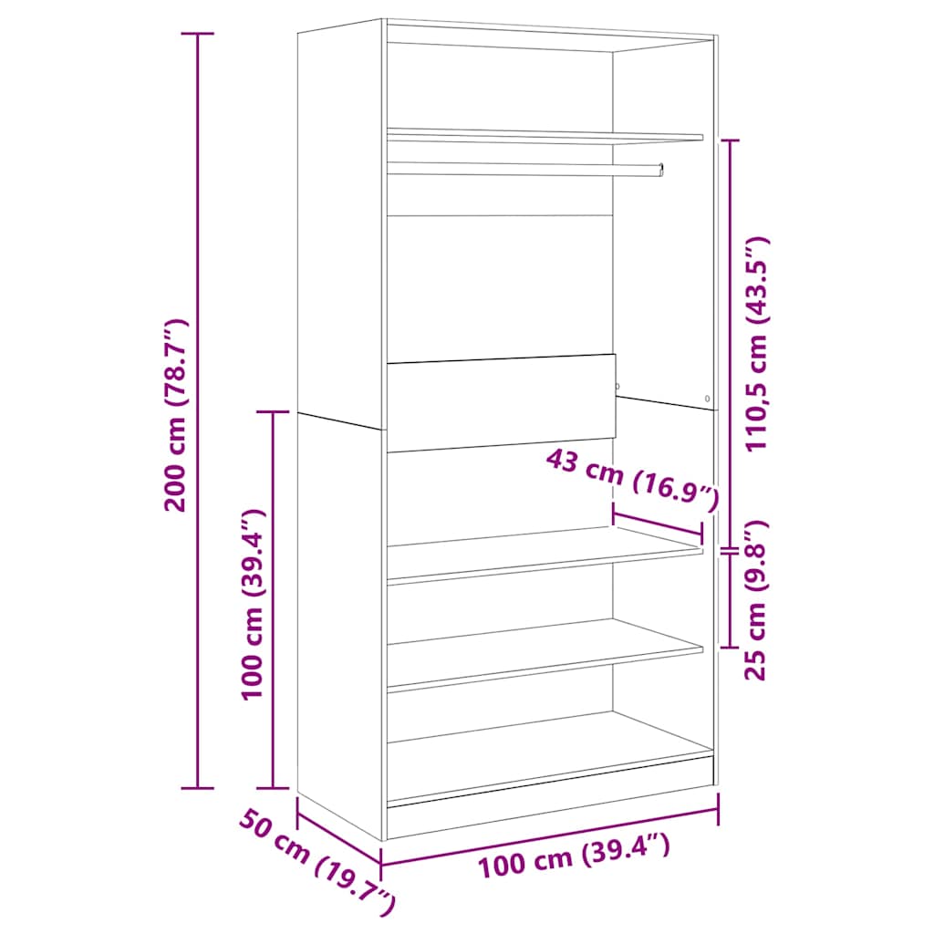 Wardrobe Engineered Wood