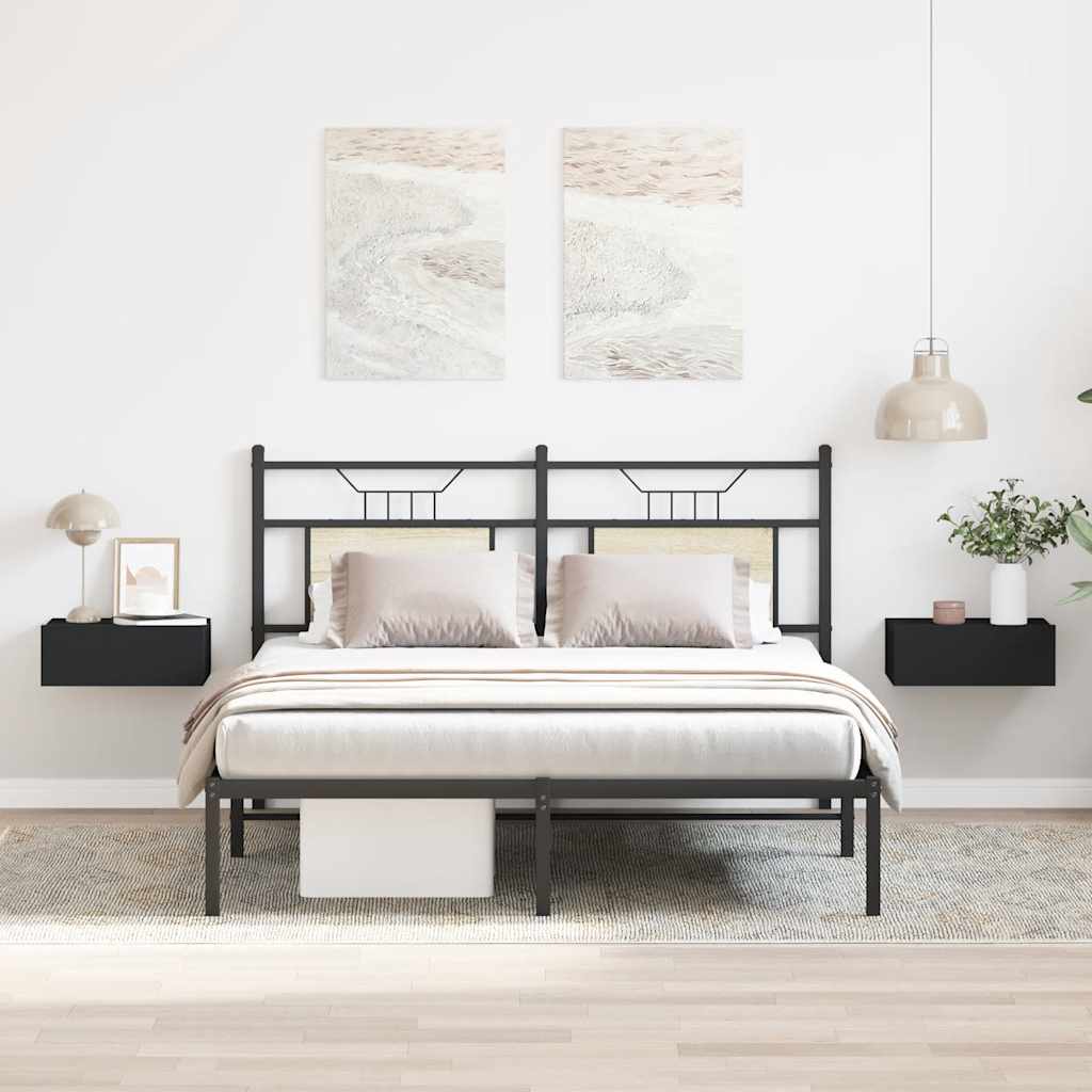 Floating Nightstands 2 Pcs 40X30X15Cm Engineered Wood