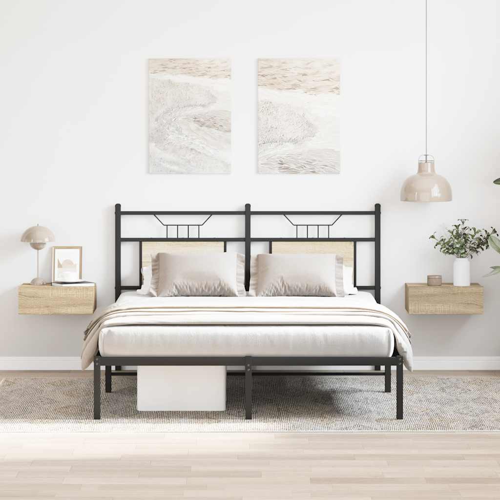 Floating Nightstands 2 Pcs 40X30X15Cm Engineered Wood