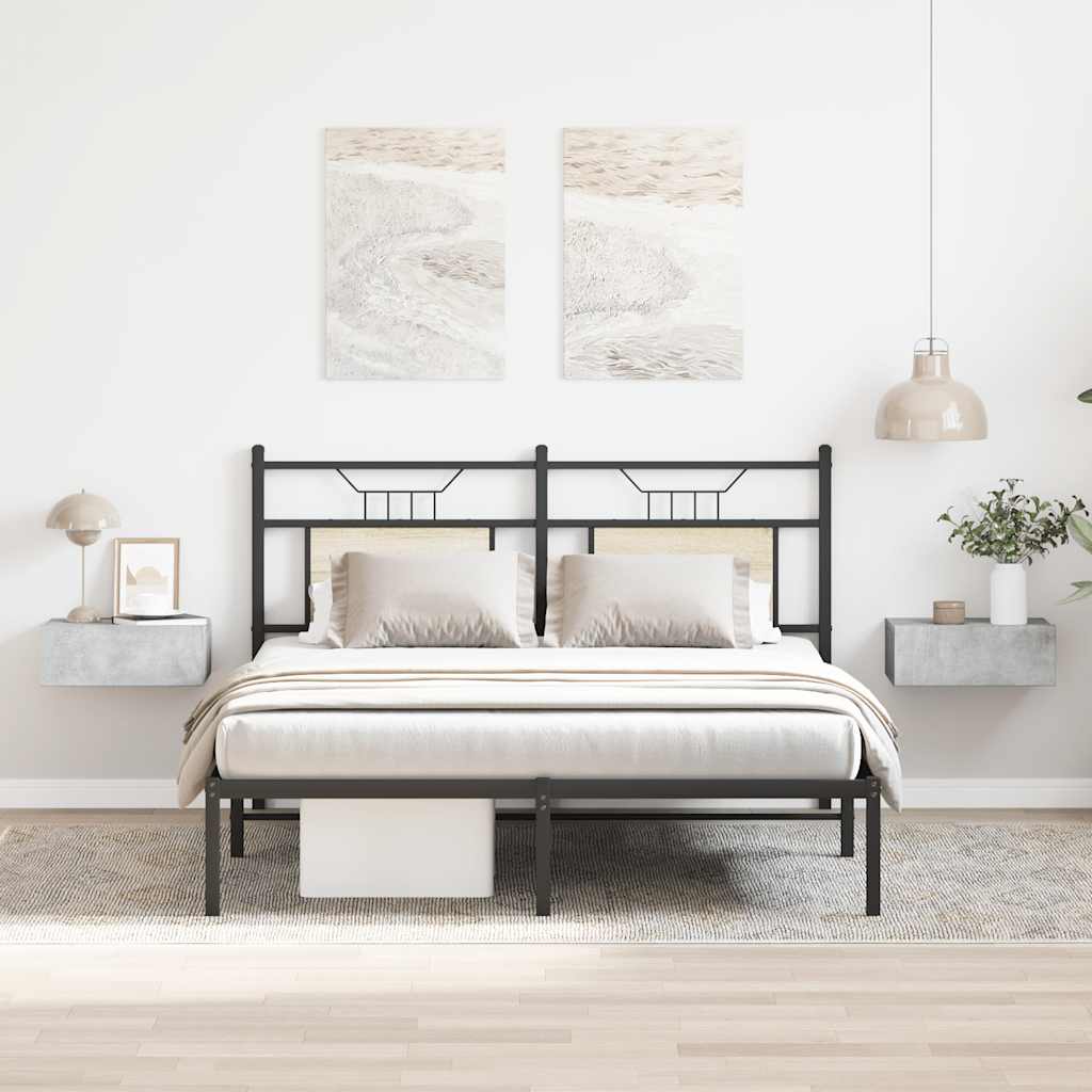 Floating Nightstands 2 Pcs 40X30X15Cm Engineered Wood