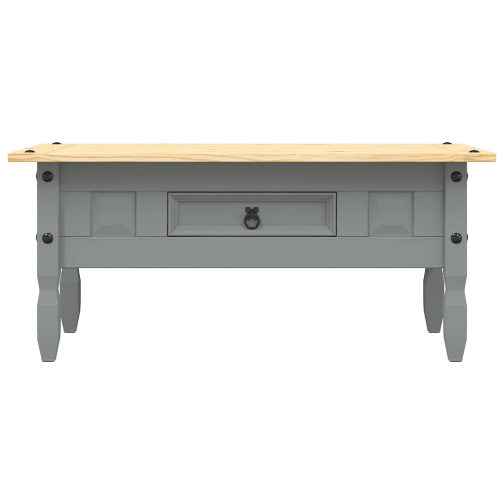 Coffee Table Mexican Pine Corona Range 100X55X44 Cm white brown grey 100 cm