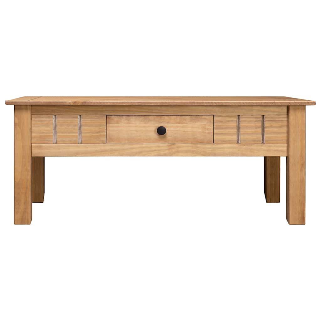 Coffee Table 100X60X43.5 Cm Solid Pine Wood Panama Range