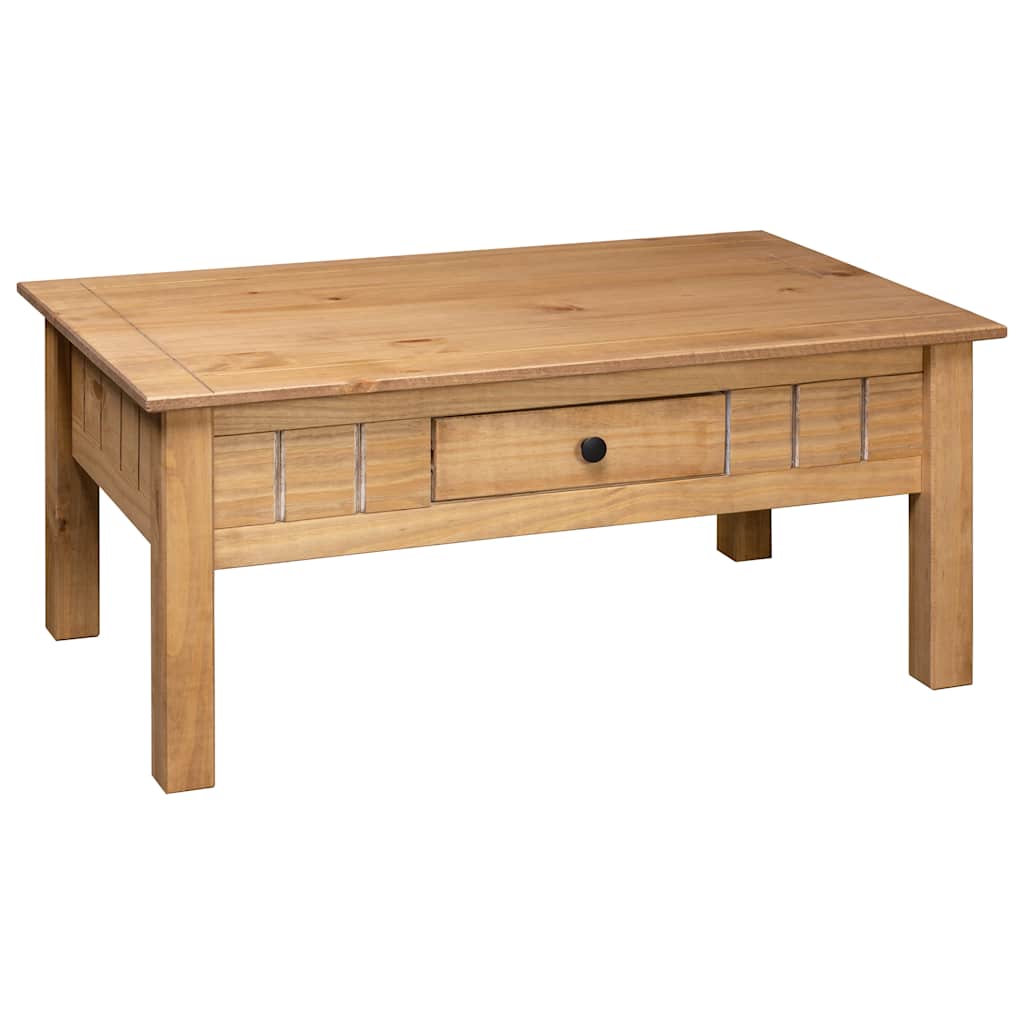 Coffee Table 100X60X43.5 Cm Solid Pine Wood Panama Range