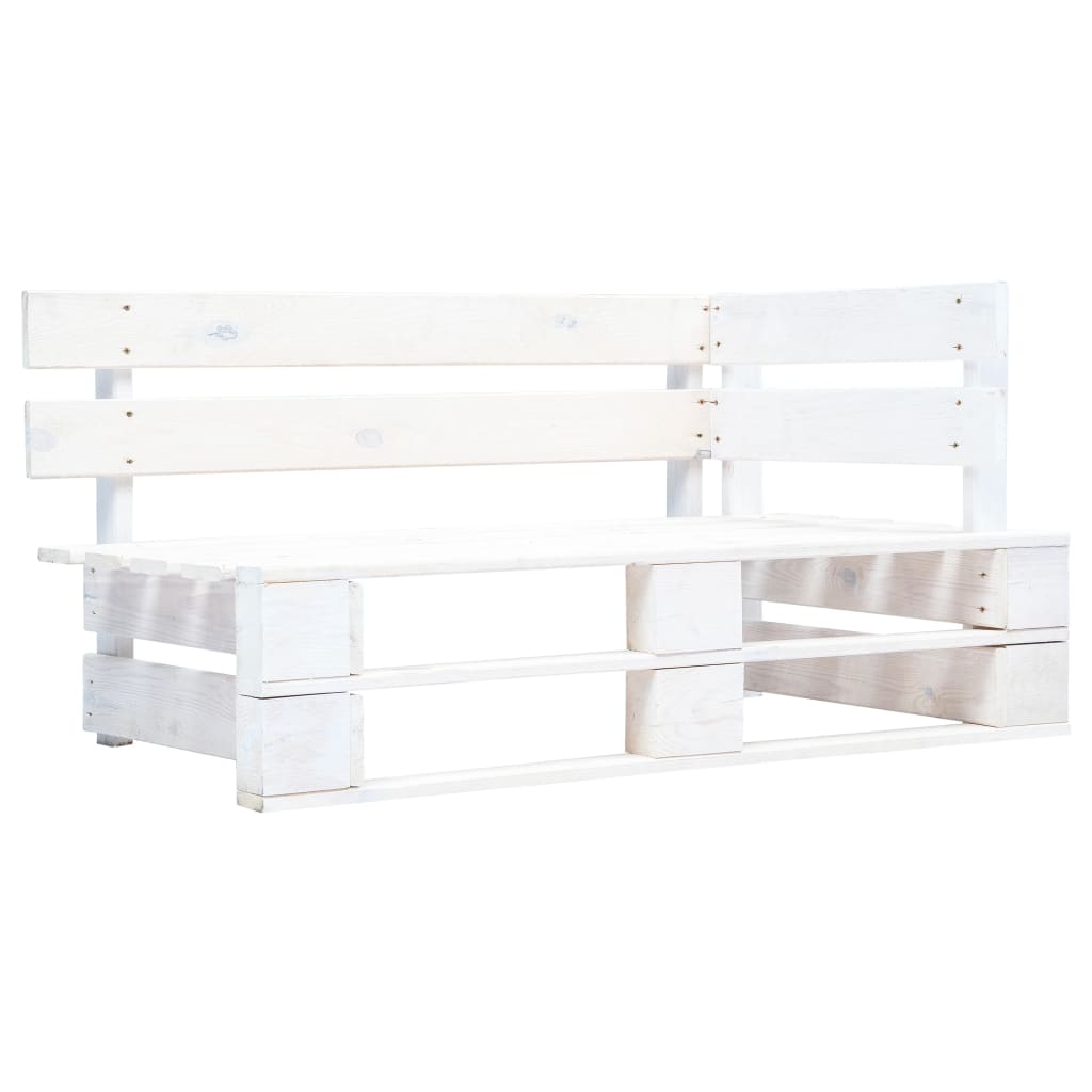 Garden Pallet Corner Bench Wood Honey