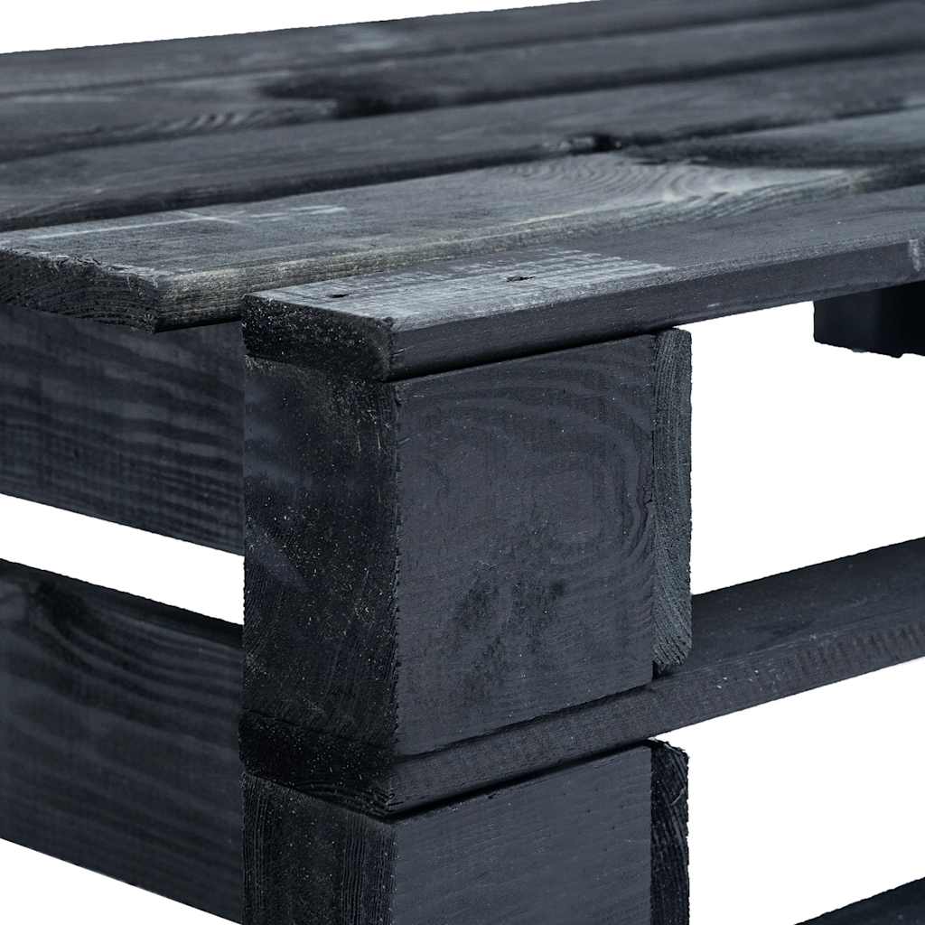 Outdoor Bench Garden Pallet Corner Honey Wood Patio Lounge Seating Furniture LED