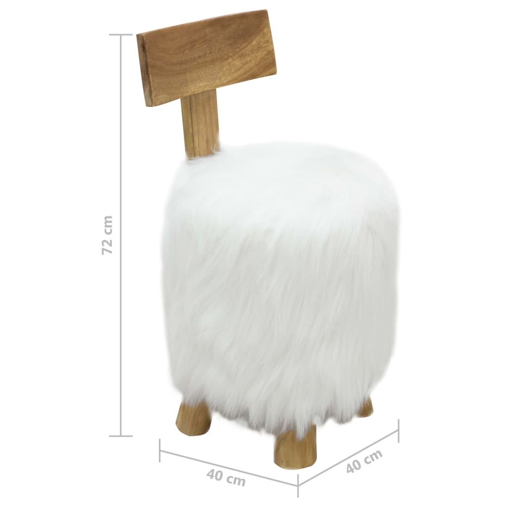 Stool Solid Teak Wood