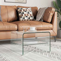Coffee Table Clear Tempered Glass Tempered safety glass 50 x 45 x 33 cm 50 cm