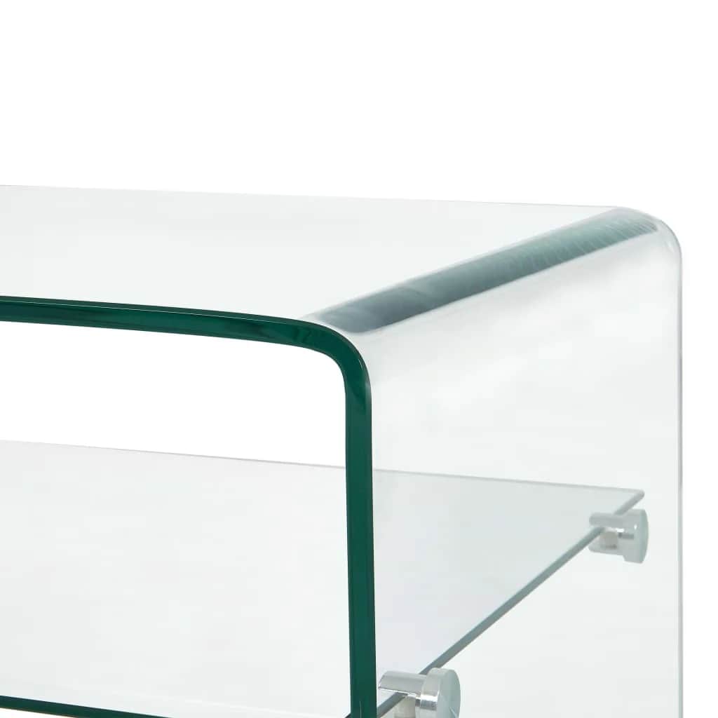 Coffee Table Clear Tempered Glass Tempered safety glass 50 x 45 x 33 cm 50 cm