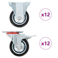 Casters 4 Pcs 75 Mm