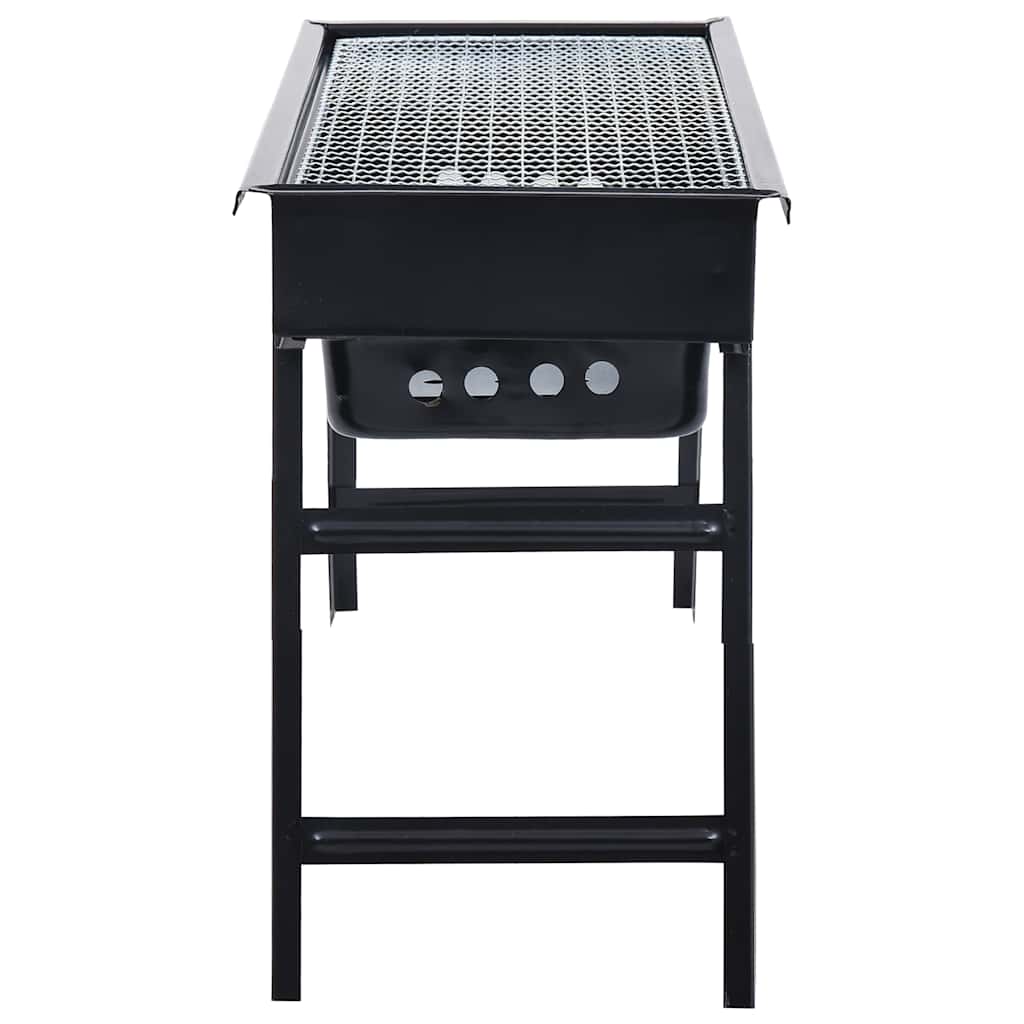 Outdoor Grills Folding Charcoal BBQ Grill Portable Camping Tabletop Barbecue Bla