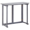 Folding Balcony Table 90X50X74 Cm Solid Acacia Wood