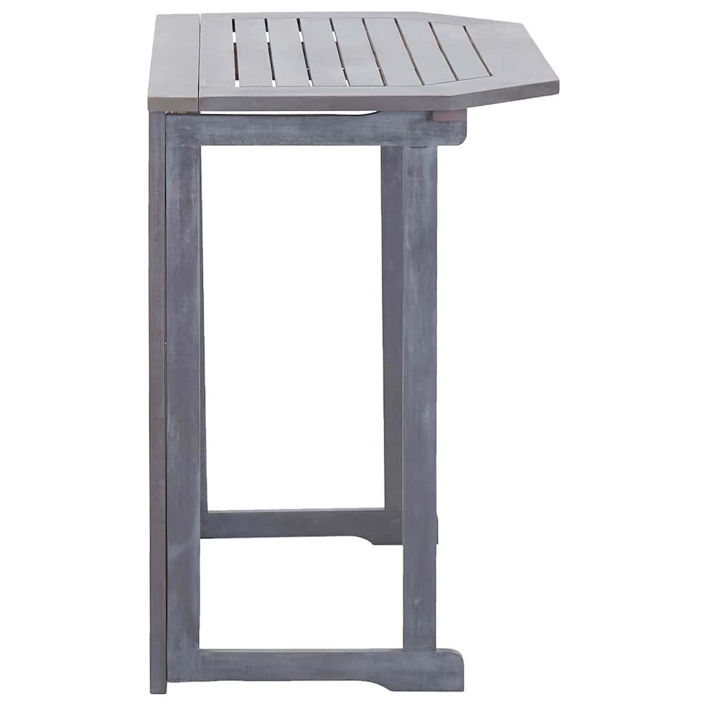 Folding Balcony Table 90X50X74 Cm Solid Acacia Wood