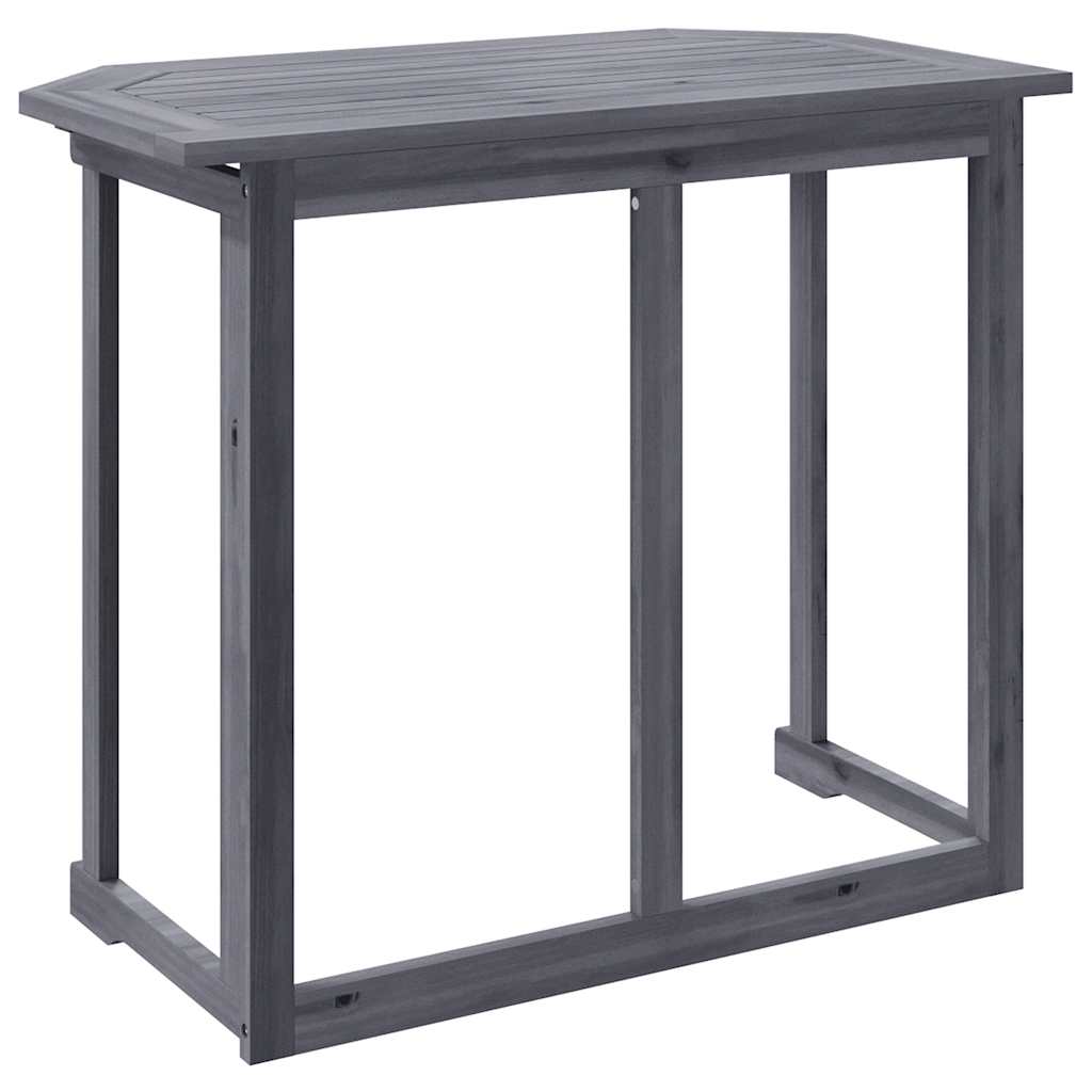 Folding Balcony Table 90X50X74 Cm Solid Acacia Wood