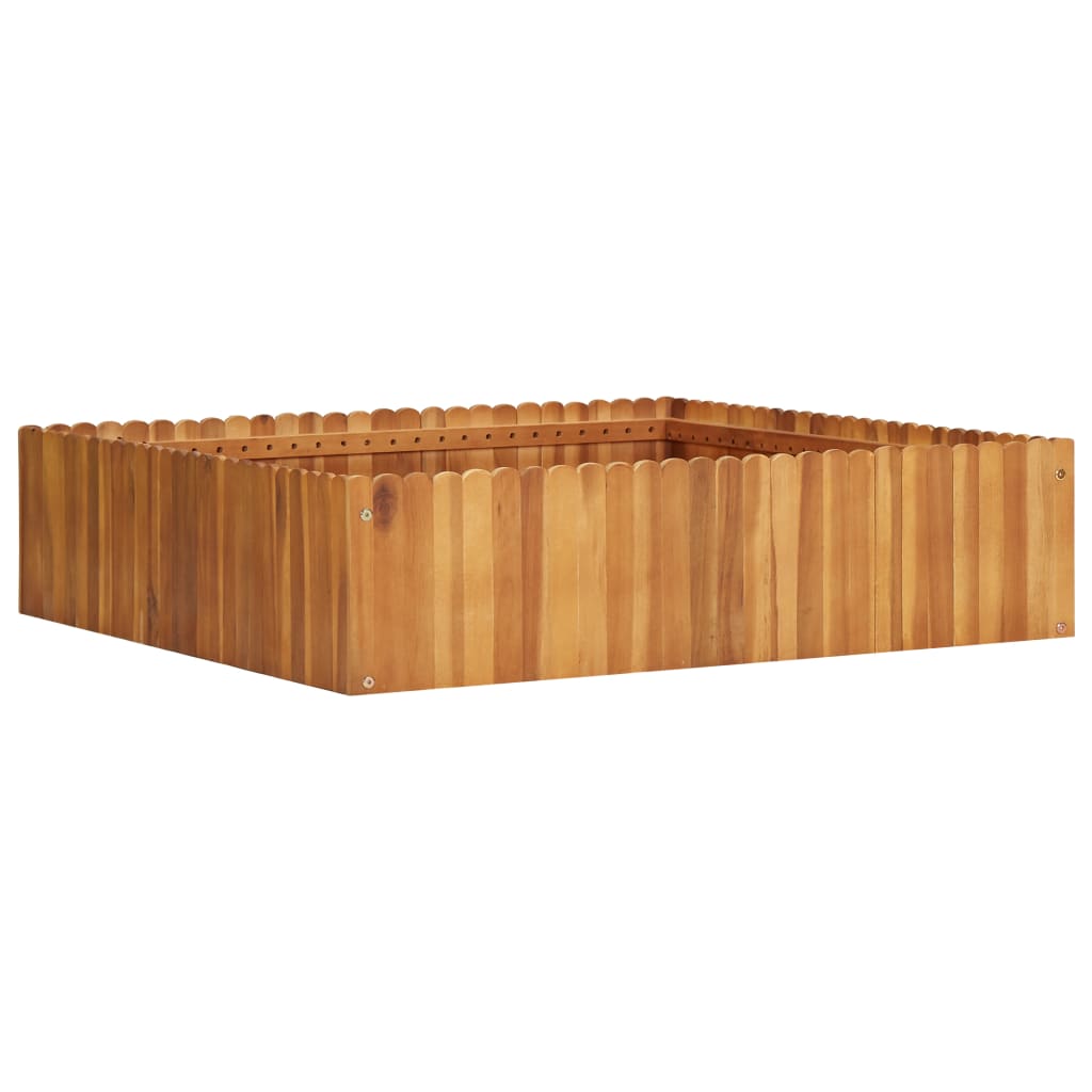 Garden Raised Bed Solid Acacia Wood