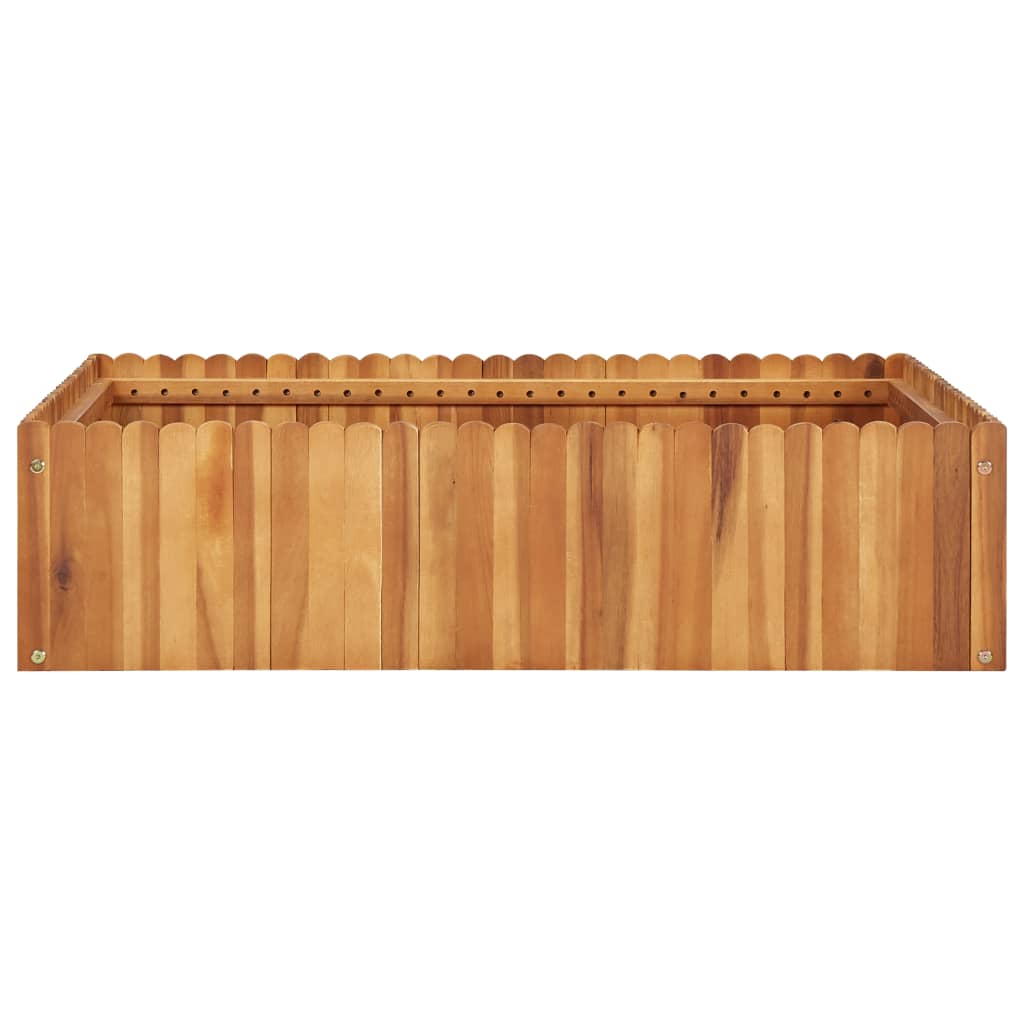 Garden Raised Bed Solid Acacia Wood