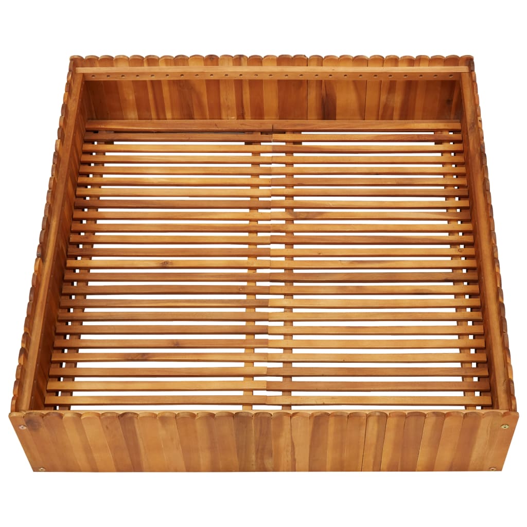 Garden Raised Bed Solid Acacia Wood