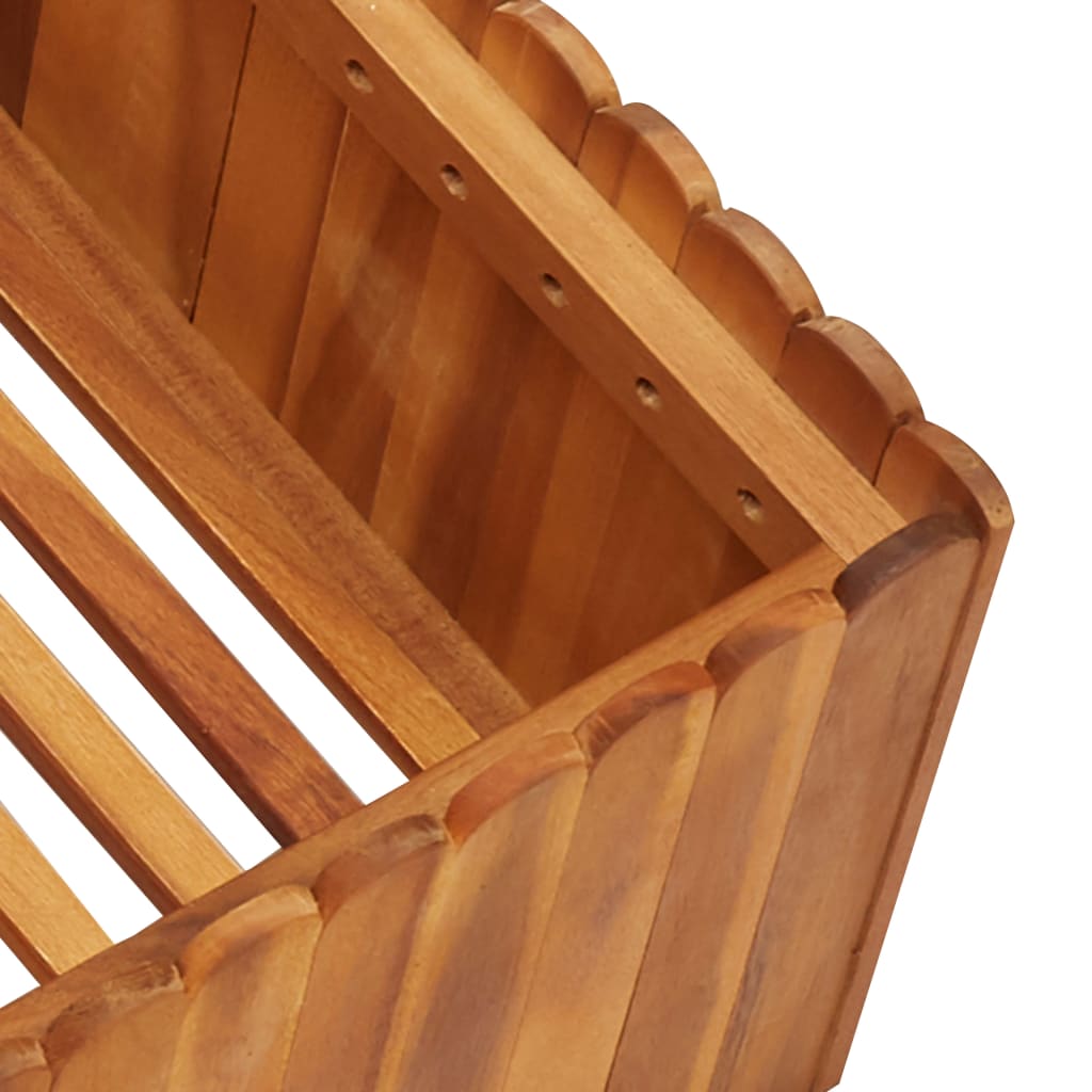 Garden Raised Bed Solid Acacia Wood