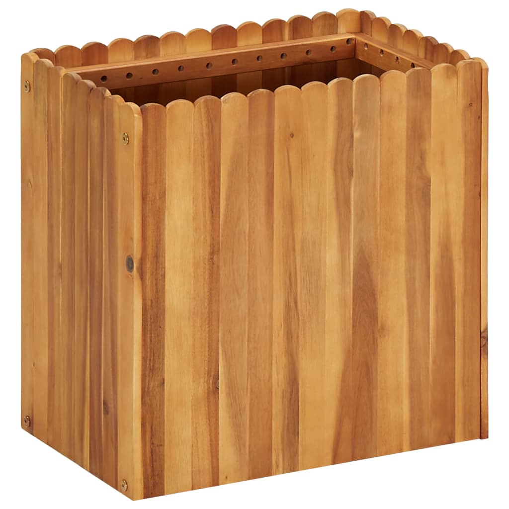 Garden Raised Bed Solid Acacia Wood
